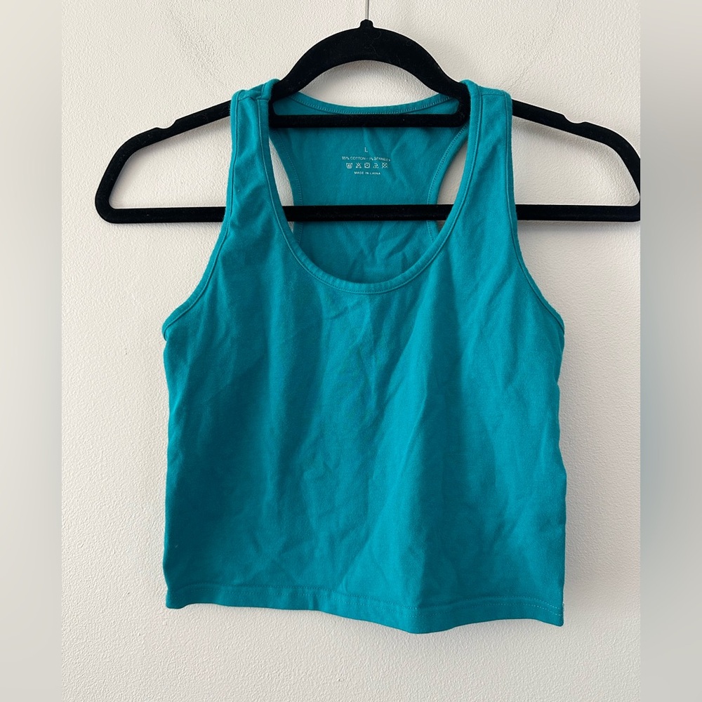 Teal Racerback Tank Top